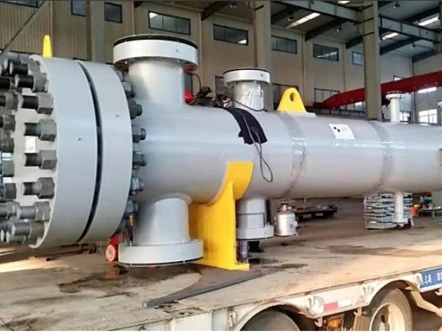 High-pressure heat exchanger of refinery hydrogenation unit High-pressure heat exchanger of refinery hydrogenation unit